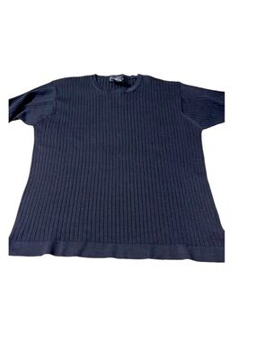 AUGUST SILK Men short sleeve knit sweater